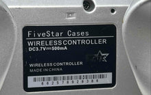 Load image into Gallery viewer, FiveStar Cases PlayStation 3 Silver Wireless Handheld Gaming Controller