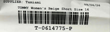Load image into Gallery viewer, Tommy Hilfiger Womens Gray Flat Front Slash Pockets Chino Shorts Size 16