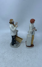Load image into Gallery viewer, Lefton & Flambro Porcelain 2 Pcs Dentist & Emmett Kelly Figurines Set With Tag