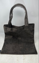 Load image into Gallery viewer, Bolzan Womens Gray Double Handle Small Travel Tote Handbag