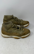Load image into Gallery viewer, Nike Womens Air Jordan 11 Retro AR0715-200 Green Suede Sneakers Shoes Size 8.5