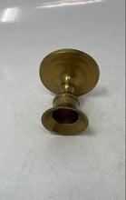 Load image into Gallery viewer, Vintage Solid Brass Classic Design Round Base Candle Holder Collectible
