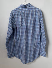 Load image into Gallery viewer, Brooks Brothers Mens Blue And White Plaid Non-Iron Button-Up Shirt Size Small