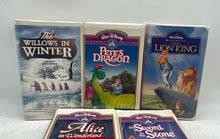 Load image into Gallery viewer, Vintage Mixed Variety Disney And Animated Films VHS Tapes Collection Not Tested