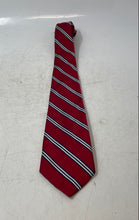 Load image into Gallery viewer, Brooks Brothers Mens Red Striped Adjustable Formal Pointed Tie