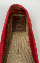 Load image into Gallery viewer, Authentic Tory Burch Womens Jamie Red Slip-On Espadrille Shoes Size 7M