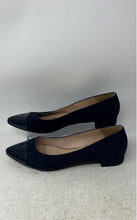 Load image into Gallery viewer, Cuple Womens Dark Blue Suede Cap Toe Slip-On Ballet Flats Size EUR 40