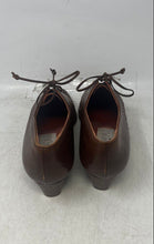 Load image into Gallery viewer, Joan David Womens Brown Leather Lace-Up Wingtip Oxford Dress Shoes Size 8M