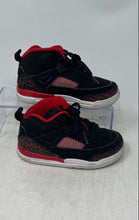 Load image into Gallery viewer, Nike Kids Air Jordan Spizike Black Red Round Toe Lace-Up Sneakers Shoes Size 9C