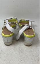 Load image into Gallery viewer, Grand Ambition Cole Haan Womens Ayer Yellow White Platform Sandals Size 8