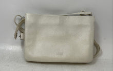Load image into Gallery viewer, Giani Bernini Womens White Leather Inner Outer Pocket Crossbody Handbag