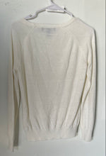 Load image into Gallery viewer, Forever 21 Womens Off White Knitted Long Sleeve Pullover Sweater Size Small