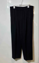 Load image into Gallery viewer, St. John Basics Womens Black Pleated Straight Leg Pull-On Dress Pants Size 14