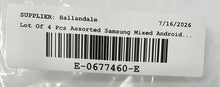 Load image into Gallery viewer, Lot Of 4 Pcs Assorted Samsung Mixed Variety Android Tablets Not Tested For Parts