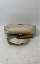 Load image into Gallery viewer, Divina Firenze Womens Beige Brown Leather Adjustable Strap Crossbody Bag