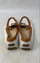 Load image into Gallery viewer, Cole Haan Womens White Brown Leather Slip-On Loafer Shoes Size 9.5 B