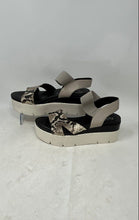 Load image into Gallery viewer, Franco Sarto Womens Virginia Brown Animal Print Slingback Sandals Size 7.5M
