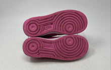 Load image into Gallery viewer, Nike Girls Air Force 1 FV5948-600 Pink Low Top Lace-Up Sneaker Shoes Size 1Y