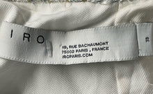 Load image into Gallery viewer, IRO Womens Makilo White Chevron Long Sleeve Open Front Tweed Jacket Size 38