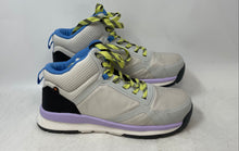 Load image into Gallery viewer, Bogs Womens Sandstone Mid CT Gray Purple Black Lace-Up Ankle Work Boots Size 9