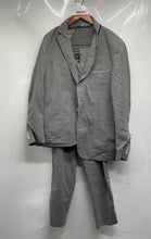 Load image into Gallery viewer, Lacoste Womens Gray Notch Lapel Single-Breasted Two-Piece Blazer & Pants Sz S/30