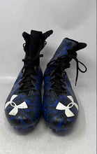 Load image into Gallery viewer, Under Armour Mens Highlight Lux MC Dark Blue Black Lace-Up Football Cleats Sz 13