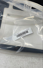 Load image into Gallery viewer, Tommy Hilfiger Womens White Black Leather Double Handle Tote Handbag