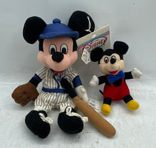 Load image into Gallery viewer, Lot Of 5 Pcs Disney Plush Stuffed Animal Mickey Mouse Mixed Outfits With Tags