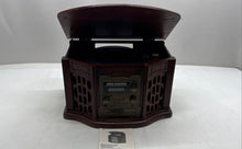 Load image into Gallery viewer, Innovative Technology ITRR-501 Wooden Music Center CD Vinyl Turntable Not Tested
