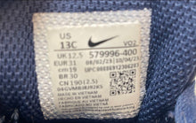 Load image into Gallery viewer, Nike Boys Air Max IVO 579996-400 Blue Low Top Lace-Up Sneakers Shoes Size 13C