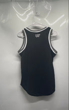Load image into Gallery viewer, Ultra Game Mens Black Gray NBA Brooklyn Nets Sleeveless Basketball Jersey Size S
