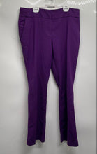 Load image into Gallery viewer, 7th Avenue Design Studio New York & Company Womens Purple Dress Pants Size 10