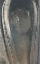 Load image into Gallery viewer, Authentic Tory Burch Womens Black Leather Loafer Pump Heels Size 10M Damaged
