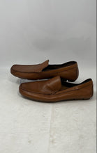 Load image into Gallery viewer, Aldo Mens Brown Leather Moc Toe Slip-On Driving Loafer Shoes Size 10