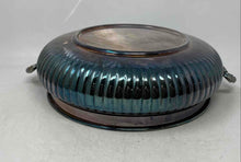 Load image into Gallery viewer, Vintage Silverplate Ribbed Handles Tableware Kitchenware Flatware Serving Bowl