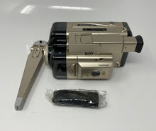 Load image into Gallery viewer, Sony TC-7000 II Gold Focus Free Viewfinder Movie Camera With Tripod And Case NCL