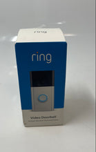 Load image into Gallery viewer, Ring Black Silver Home Appliance Video Doorbell With Manual In Box Not Tested