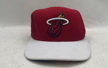 Load image into Gallery viewer, Adidas Mens Red White NBA Miami Heat Adjustable Baseball Cap One Size
