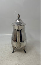 Load image into Gallery viewer, Vintage Leonard Silver-Tone Ornate Handle Footed Hinged Lid Coffee Tea Pot