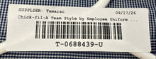 Load image into Gallery viewer, Oobe Chick-Fil-A Team Style Mens Blue Gingham Short Sleeve Button-Up Shirt Sz S