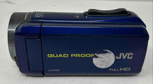 Load image into Gallery viewer, JVC Everio GZ-R10 Blue Full HD 60x Dynamic Zoom Digital Camcorder Not Tested NCL