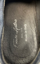 Load image into Gallery viewer, Fusaro Antonio Dal 1893 Mens Blue Leather Double Monk Strap Dress Shoes Size 43