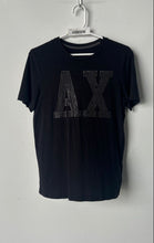 Load image into Gallery viewer, Armani Exchange Mens Black Short Sleeve Crew Neck Pullover T-Shirt Size S