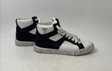 Load image into Gallery viewer, Guess Womens Black White Round Toe Mid Top Lace-Up Sneaker Shoes Size 7 M