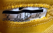 Load image into Gallery viewer, Nike Womens Zoom Bruin Low SB AJ1440-700 Yellow Lace-Up Sneaker Shoes Size 6