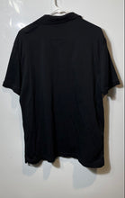 Load image into Gallery viewer, Banana Republic Mens Black Luxe Touch Short Sleeve Spread Collar Polo Shirt Sz L