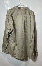 Load image into Gallery viewer, J.Crew Mens Beige Striped Cotton Regular Fit Long Sleeve Dress Shirt Size XL
