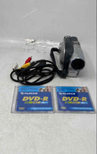 Load image into Gallery viewer, Panasonic Model VDR-M50PP Silver DVD Video Camera In Carrying Case Not Tested