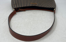 Load image into Gallery viewer, Boots N Bags Womens Brown Black Striped Inner Pockets Shoulder Handbag
