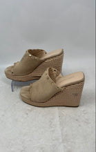 Load image into Gallery viewer, Marc Fisher Womens Zyme Beige Gold-Tone Studded Espadrille Sandals Size 7.5M